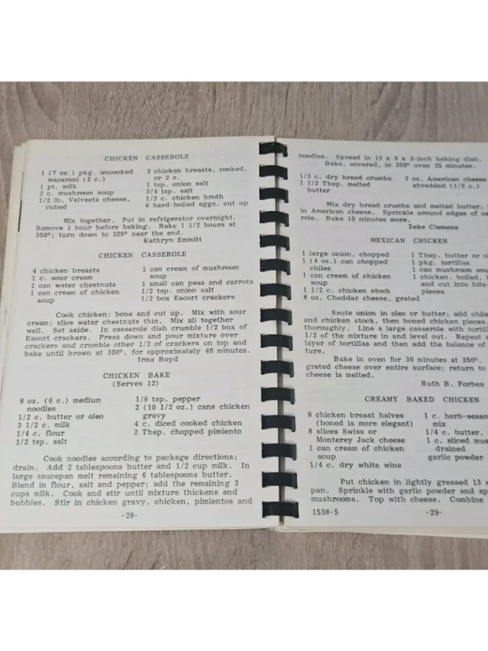 Vintage 1984 Berry-Good Recipes Cookbook United Methodist Church Palm Harbor Fl